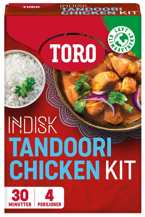 Indisk Tandoori Chicken Kit 286g Toro 286 g