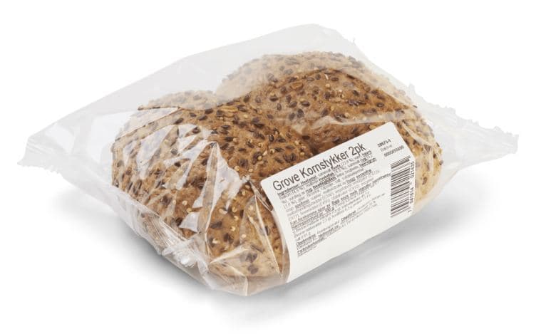 Grove Kornstykker 2stk 160g Bakehuset 160 g