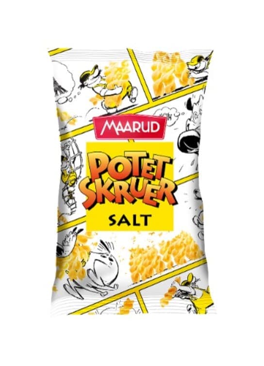 Potetskruer Salt 90g Maarud 90 g