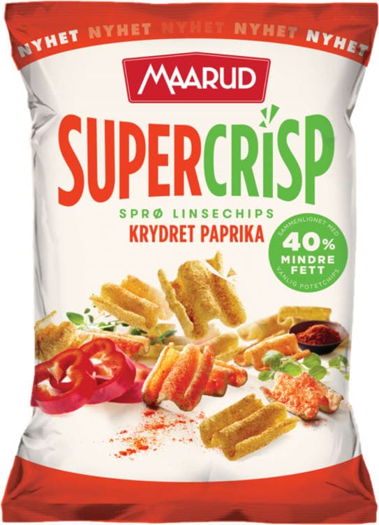 Superlinser Krydret Paprika 95g Maarud 95 g