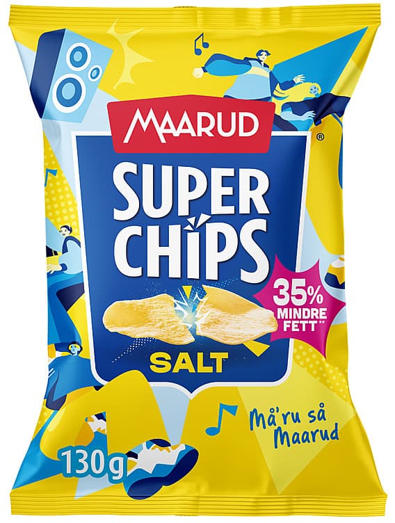Superchips Salt 130g Maarud 130 g