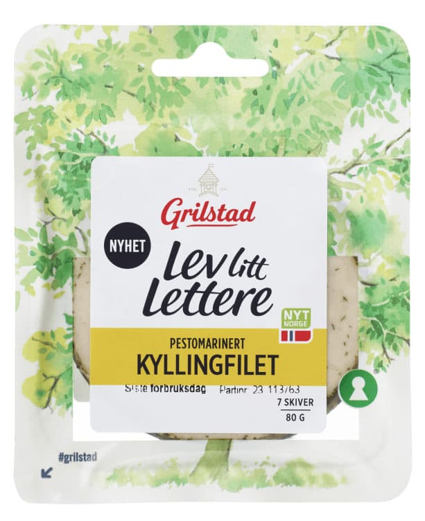 Kyllingfilet Pestomar Lev Litt Lettere 80g 80 g