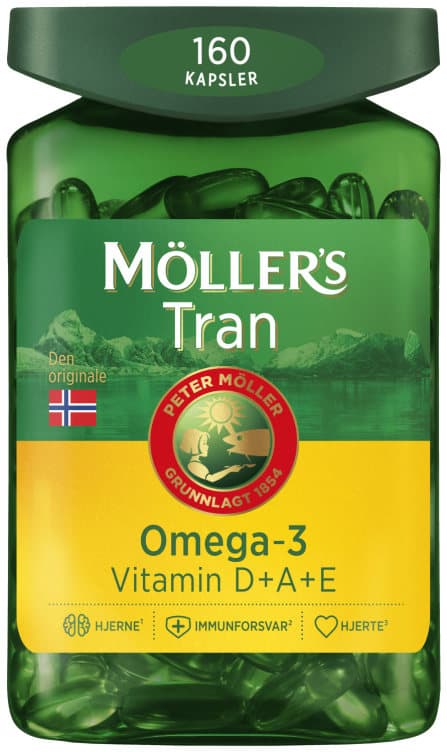 Møllers Omega-3 Trankapsler 160stk 160 stk