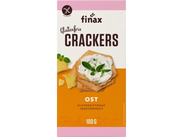 Cheese Cracker glutenfri 100g Finax 100 g