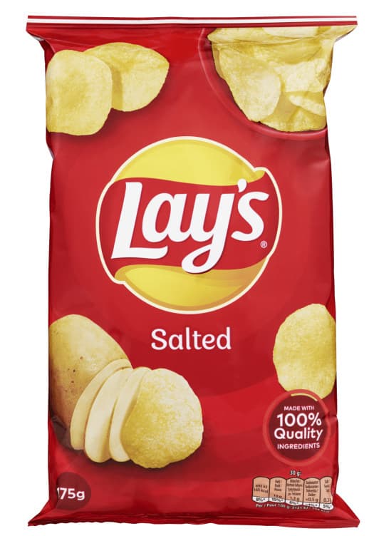Lays Chips Saltet 175g 175 g