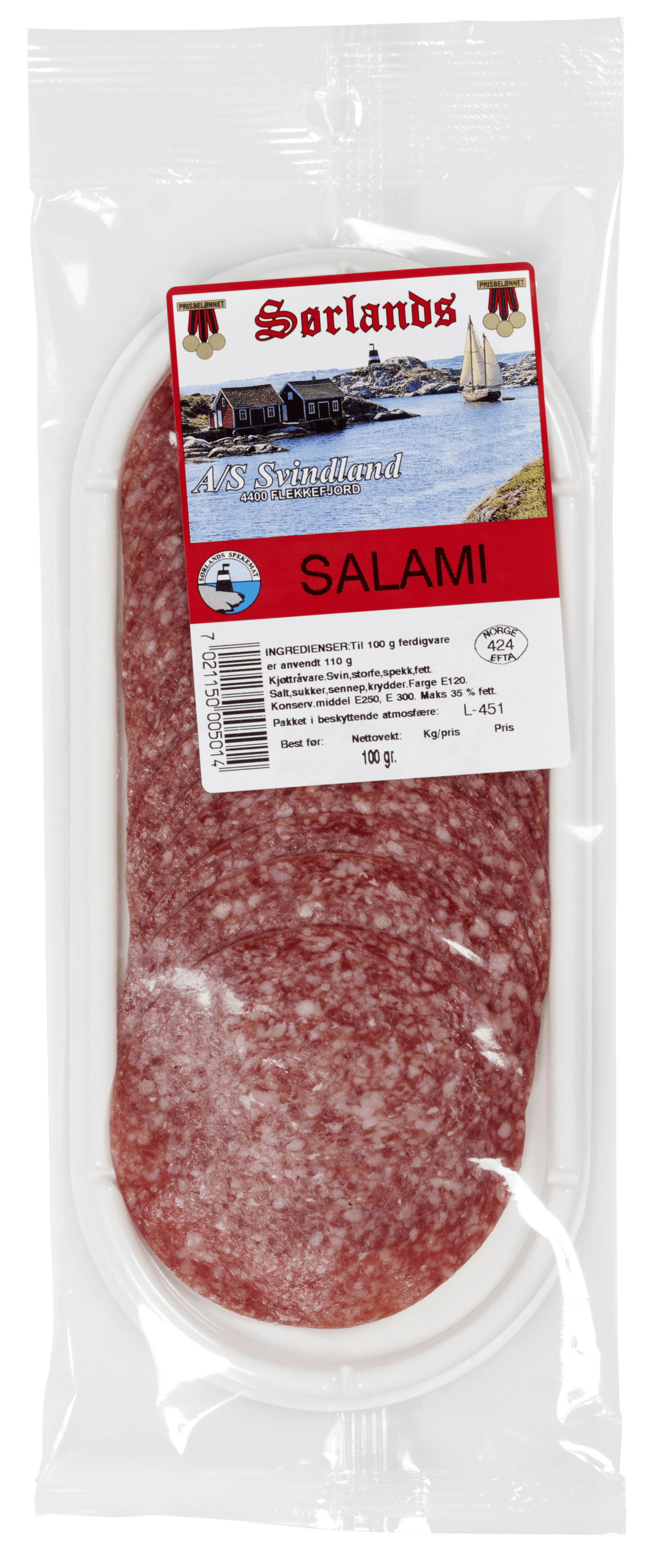 Svindland Salami 100g