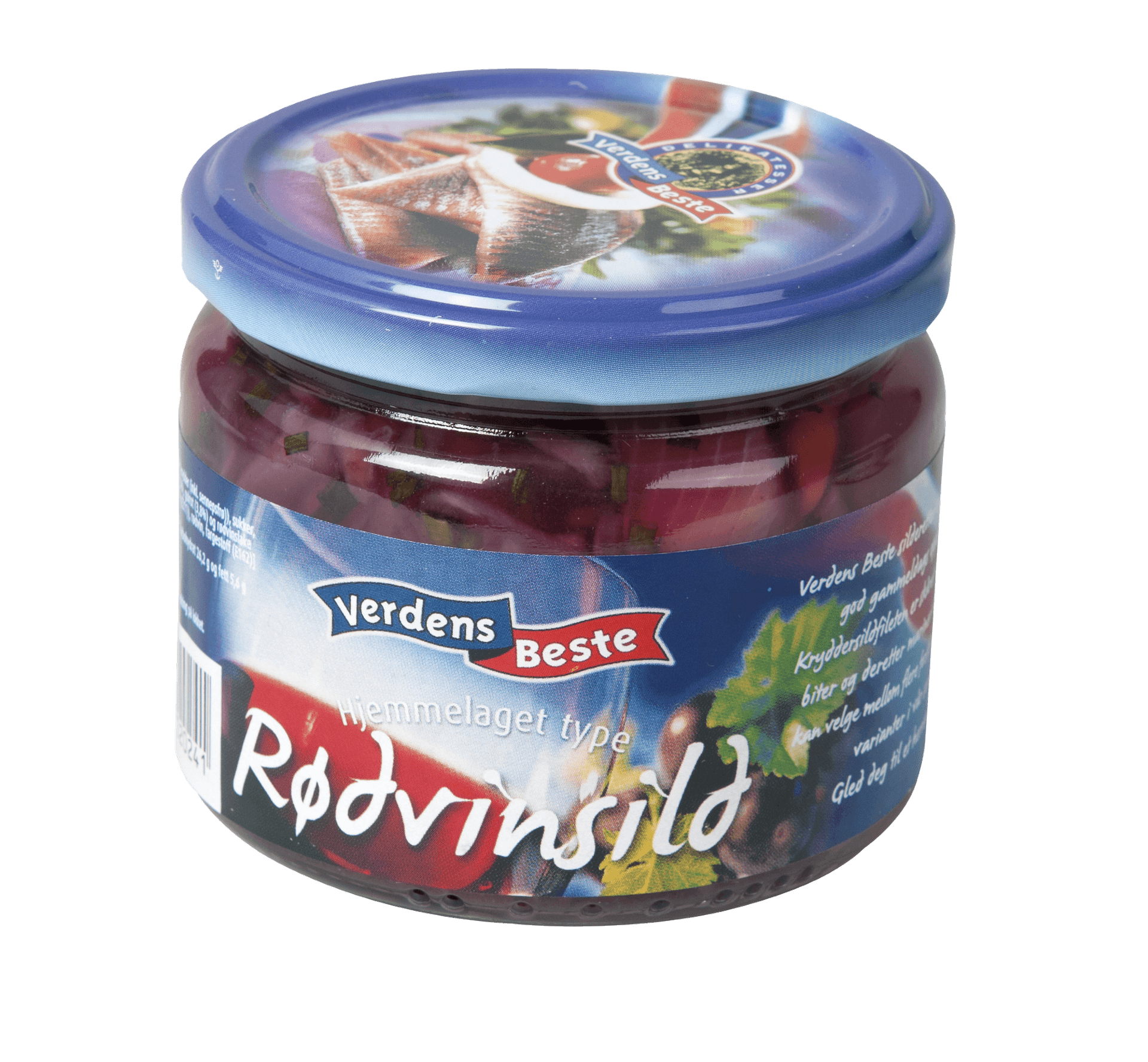 Verdens Beste Rødvinsild 320g