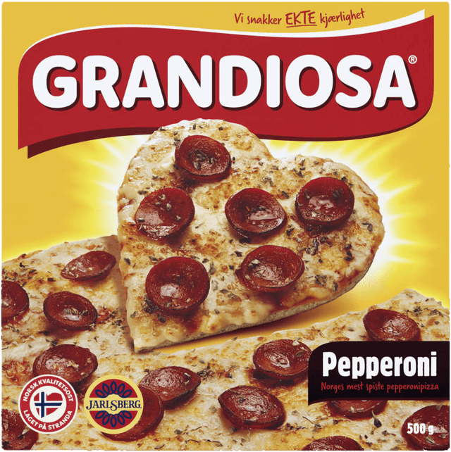 Grandiosa Pizza Pepperoni 500g Stabburet