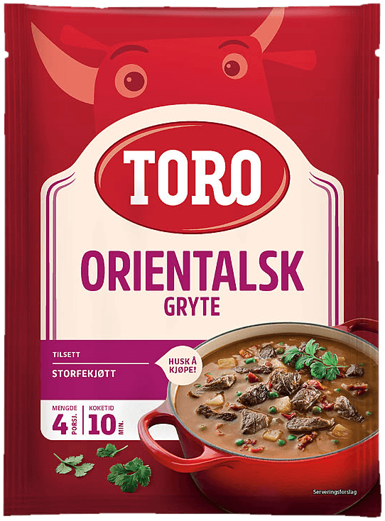Orientalsk Gryte 127g Toro