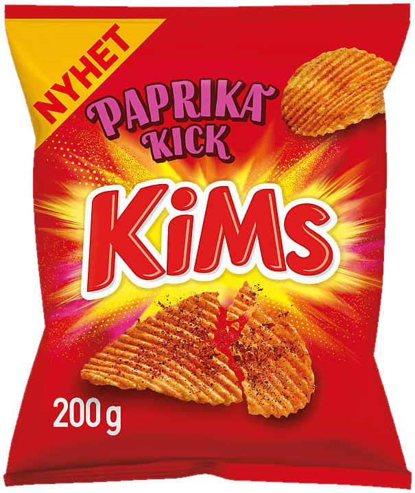 Kims Potetgull Paprika Kick 200g