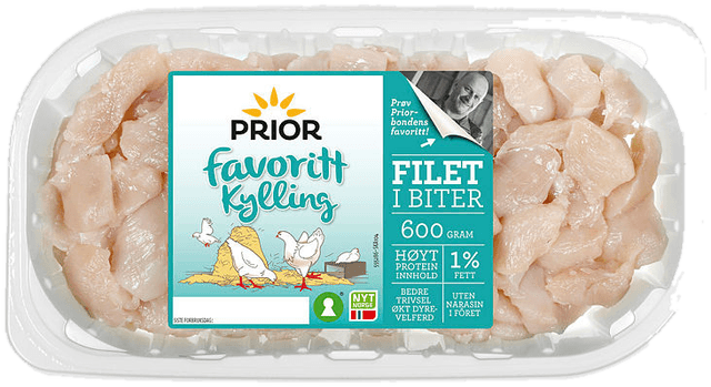 PRIOR KYLLINGFILET 600 g biter