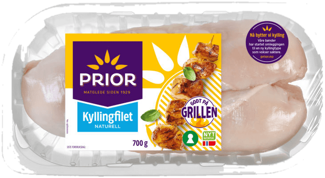 Kyllingfilet 700g Prior