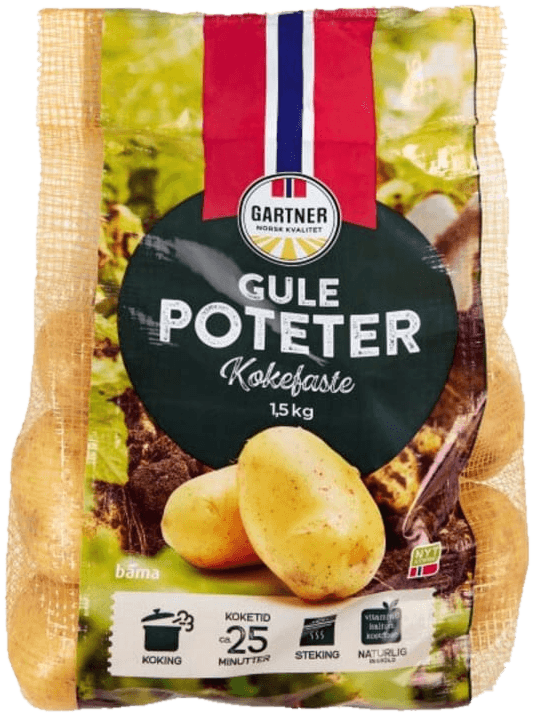 Potet Gul Kokefast 1,5kg Gartner