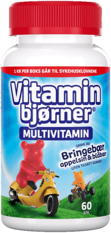 Vitaminbjørner 60stk Collett