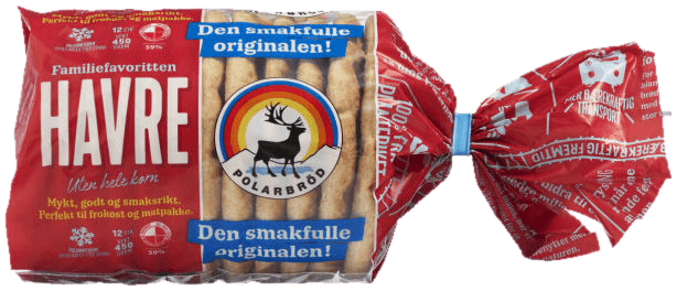 Polarbrød Havre 12stk 450g
