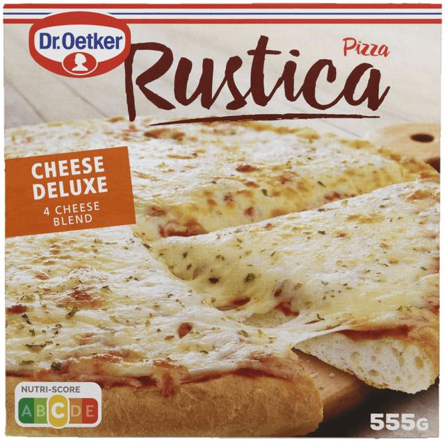 Rustica Pizza 4-Cheeses 555g Dr.Oetker