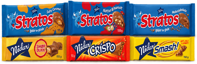 Nidar sjokoladeplater