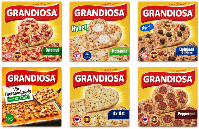 -40% på Grandiosa pizza