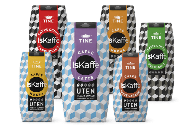 Iskaffe Latte uten 330ml Tine