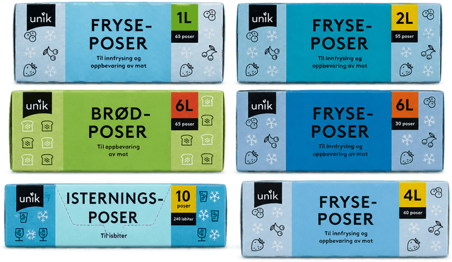 30 % på Unik poser, papir og folie