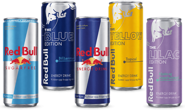 41 % på Red Bull energidrikk