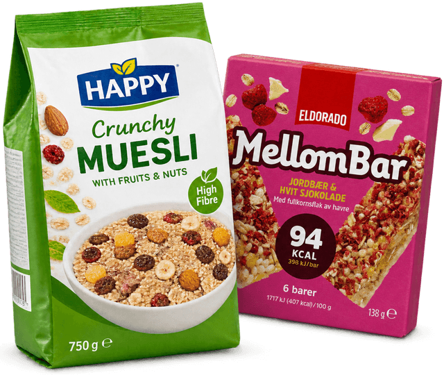 50 % på Eldorado mellommåltidsbarer
