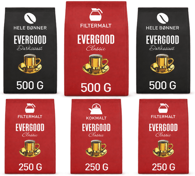 40 % på Evergood kaffe