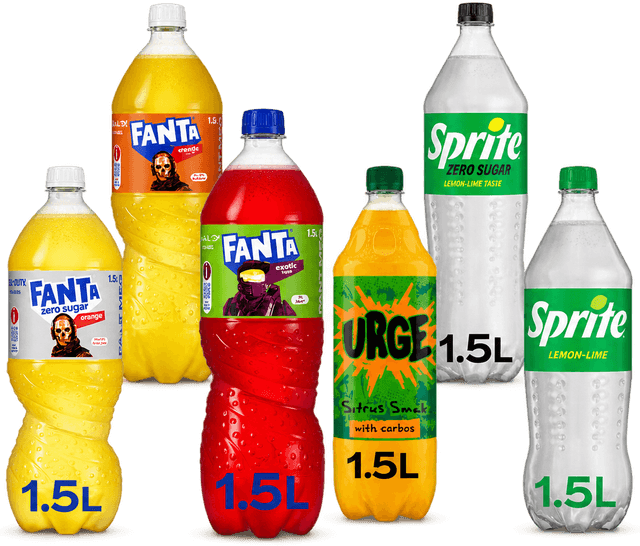Fanta, urge og sprite