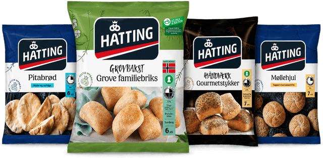 39 % på Hatting rundstykker og småbrød