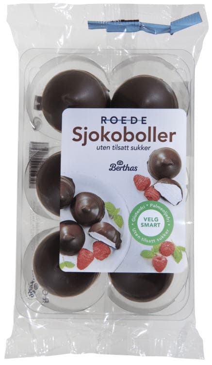 Sjokoboller uten Sukker 6pk Berthas