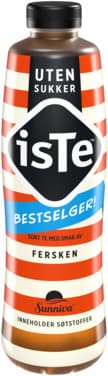 Iste Fersken uten Sukker 1l Tine