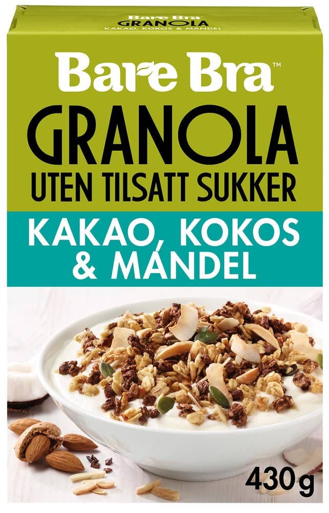 Supergranola Protein Kakao Kokos & Mandel 430g Bare Bra
