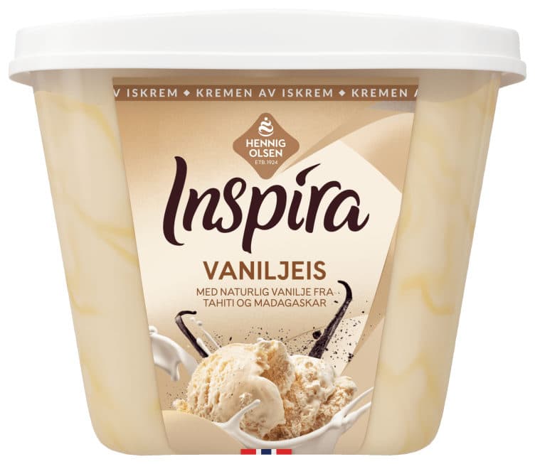 Inspira Vaniljeis Hennig-Olsen 900ml