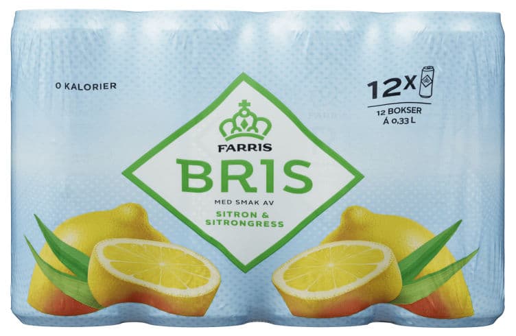 Farris Bris Sitron & Sitrongress 12x0,33l boks 3960 ml