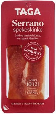 Taga Classic Serrano Skinke Skivet 55g