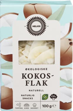 Kokosflak Økologisk 100g Helios