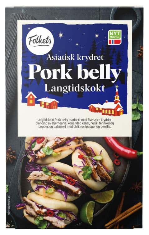 Svineribbe Sous Vide 5 Spices ca 700g Folkets