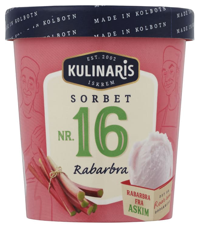 Sorbet Rabarbra 400g Kulinaris 400 ml