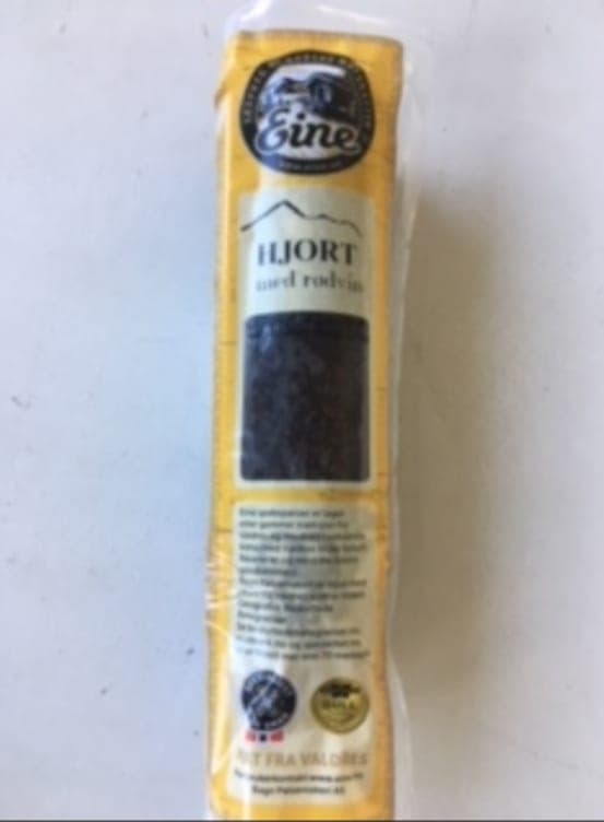 Hjortepølse med Rødvin 250g Eine