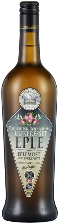 Eplemost Økologisk Rød Aroma 750ml Dyre gård flaske