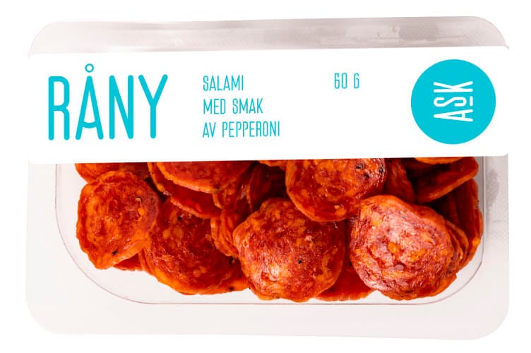Råny Pepperoni 60g Ask