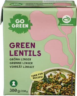 Grønne Linser 380g Gogreen