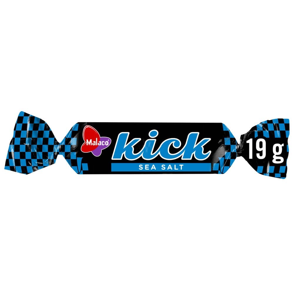 Malaco Kick Seasalt Lakrisstang 19g