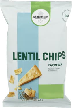 Linschips Parmesan 90g Gårdschips