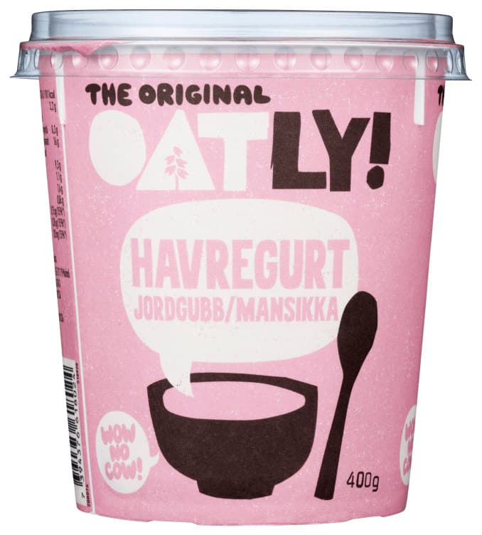 Oatly Havregurt Jordbær 400g