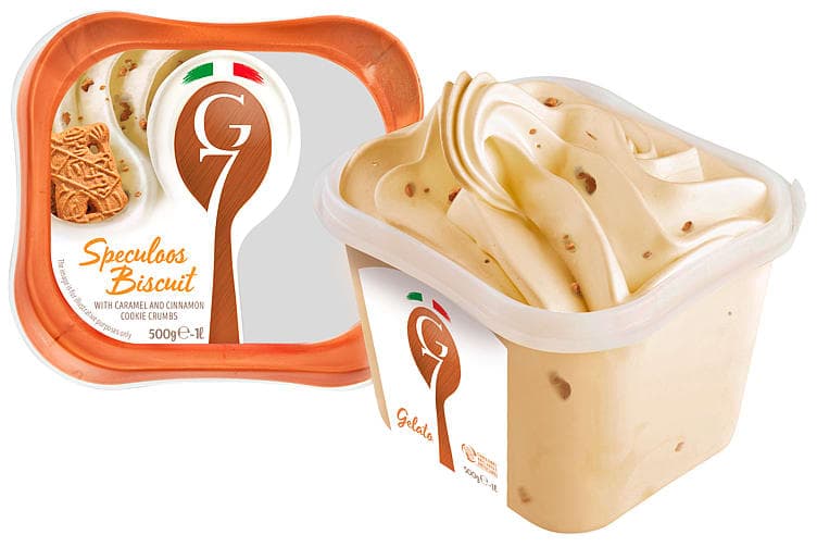 G7 Speculoos Gelato Pep Ekte Italiensk Iskrem 1l