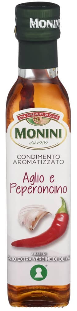 Olivenolje Hvitløk og Chili 250ml Monini