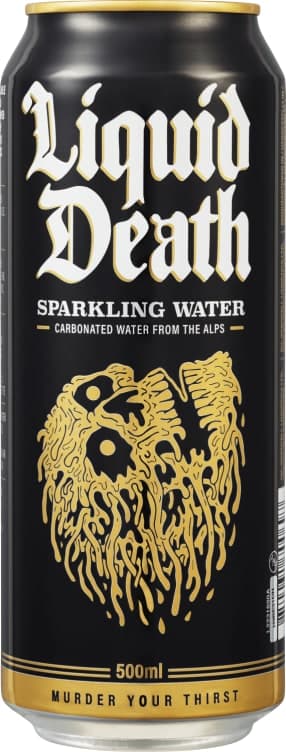 Liquid Death Sparkling Water 500ml boks