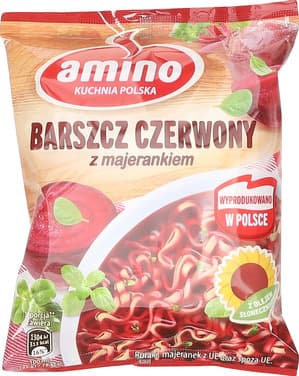Nudler Barszcz Czerwony Rødbetsuppe med Merian 66g Amino