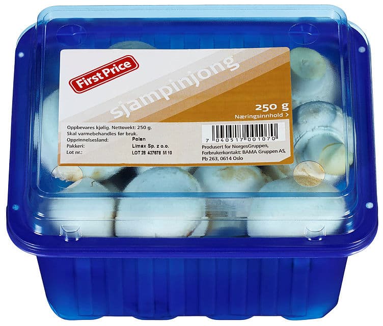 Champignon i Beger 250g First Price